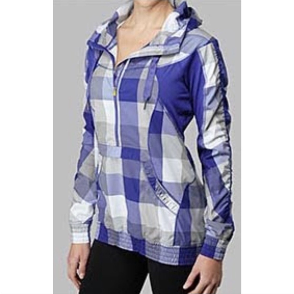 lululemon purple plaid pullover